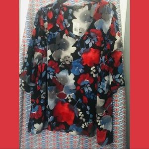 NWT The Limited Watercolor Floral Top
